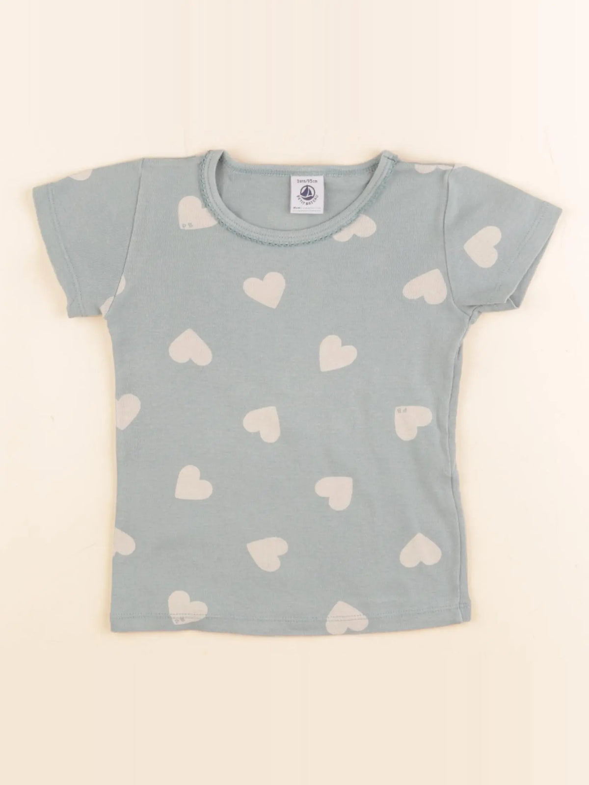 Petit Bateau - maillot de corps vert - 3 ans