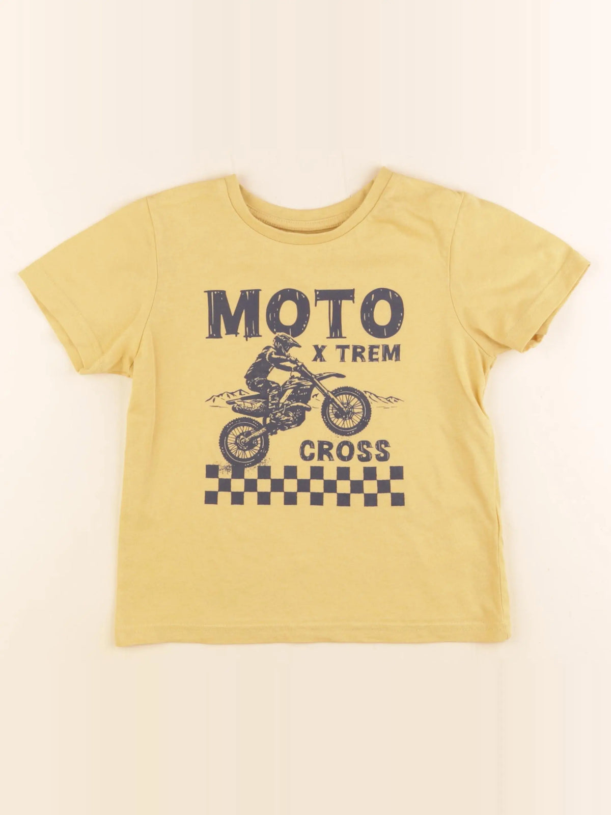 Vertbaudet - tee-shirt jaune - 6 ans