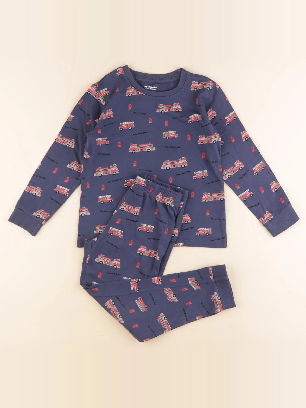 Vertbaudet - pyjama coton bleu - 6 ans