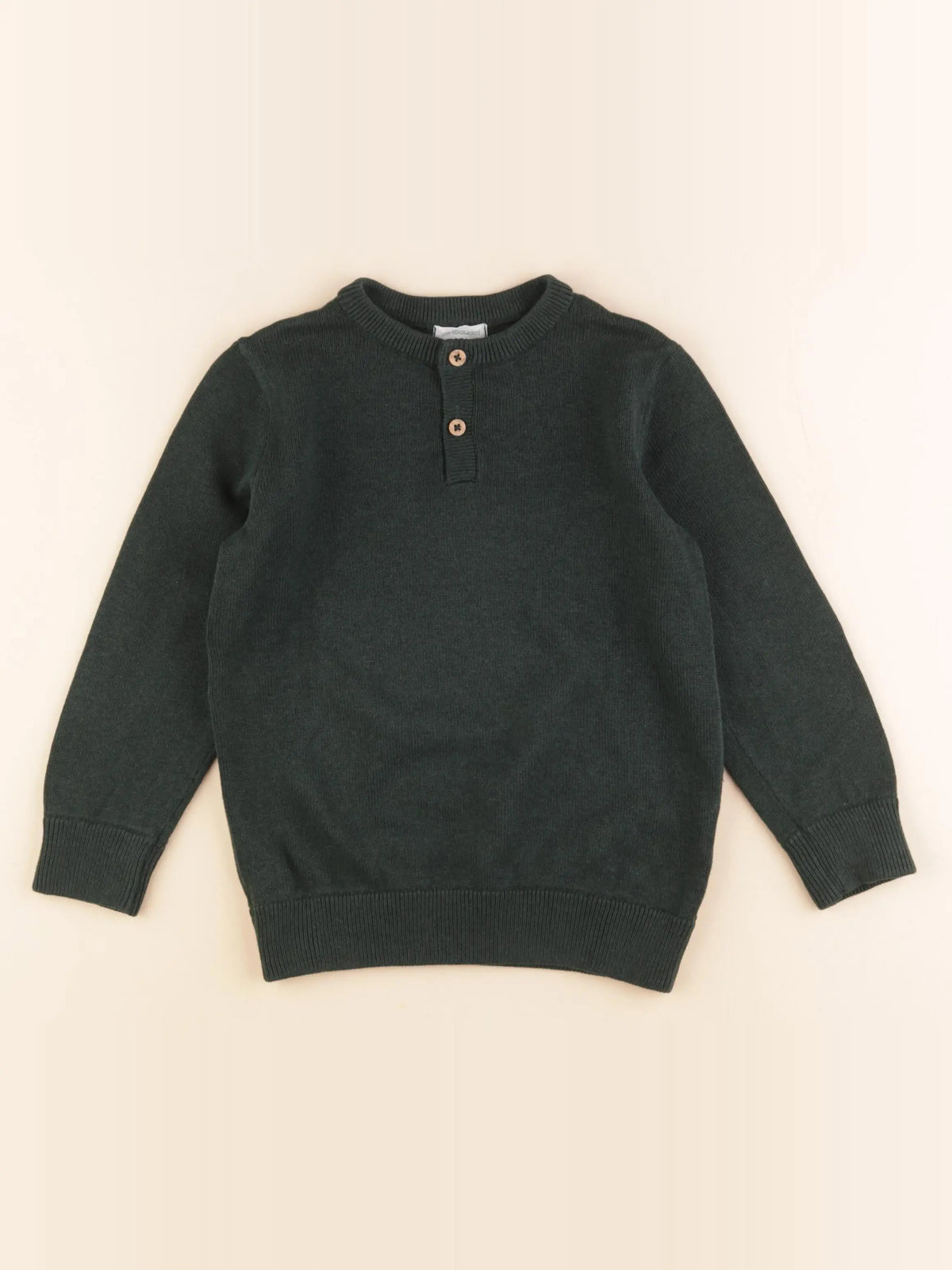 Vertbaudet - pull vert - 6 ans