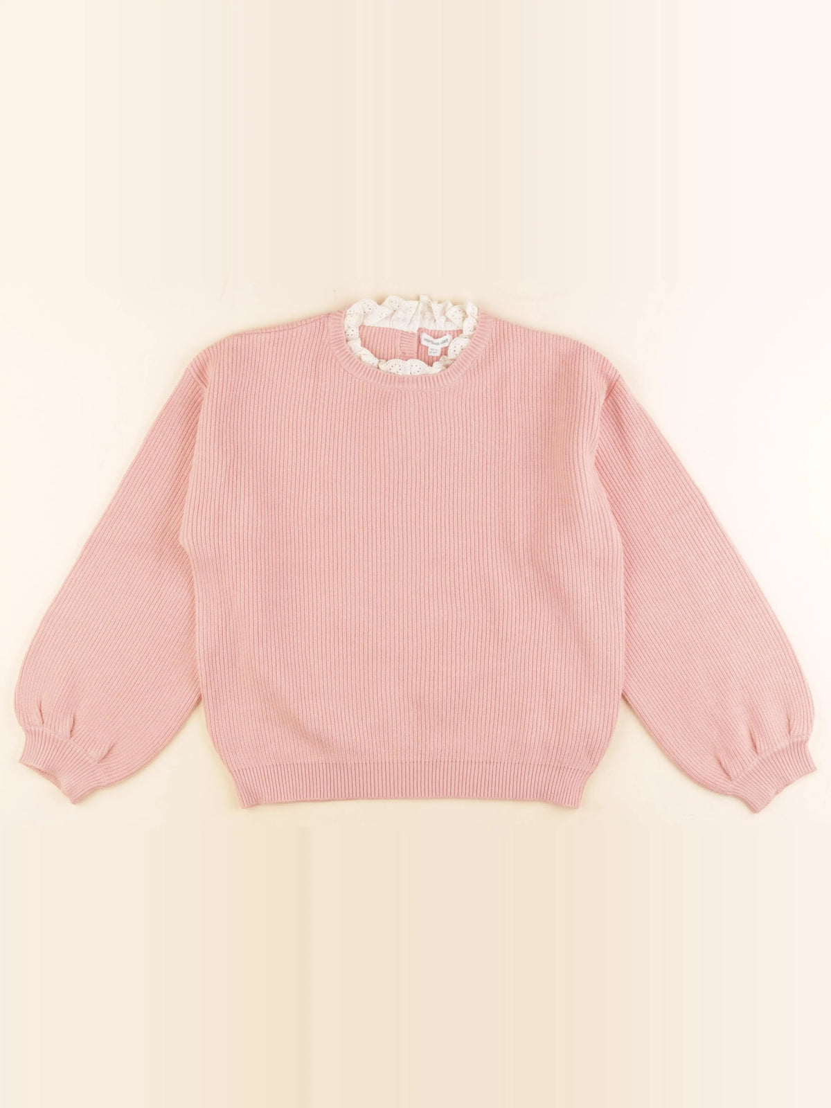 Vertbaudet - pull rose - 12 ans