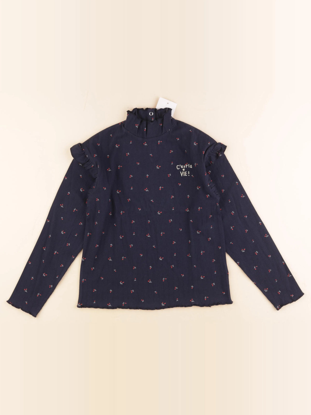 Vertbaudet - sous-pull bleu - 12 ans