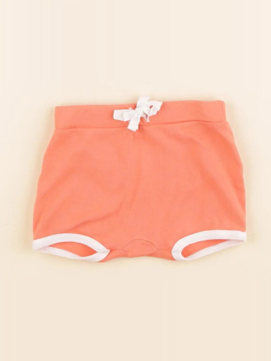 Petit Bateau - short orange - 6 mois