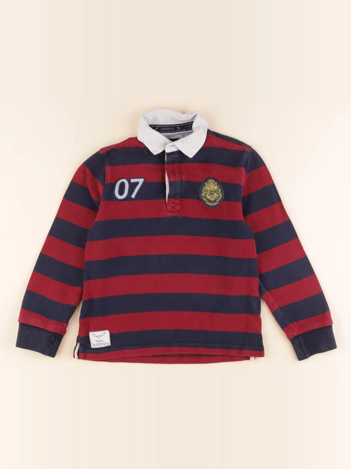Cyrillus - polo bleu, rouge - 6 ans