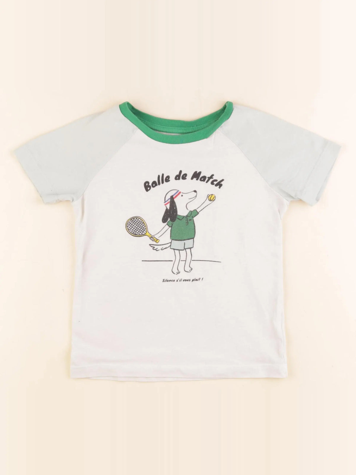 Monoprix - tee-shirt blanc - 4 ans