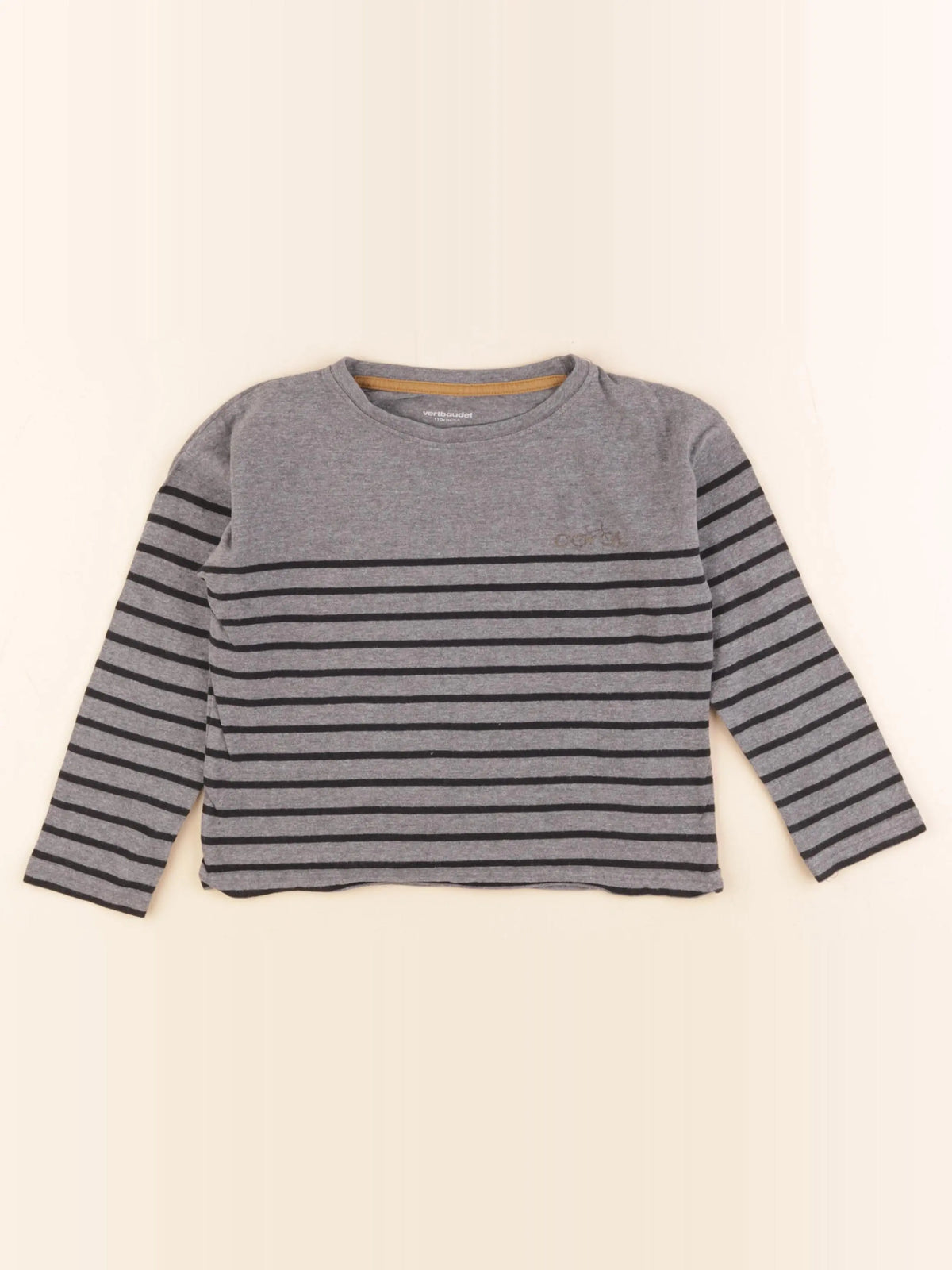 Vertbaudet - tee-shirt gris - 5 ans