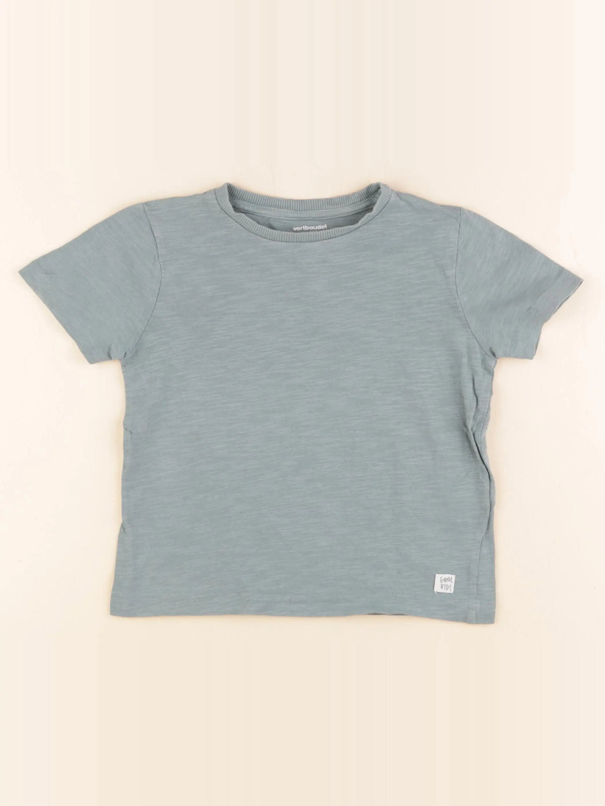 Vertbaudet - tee-shirt bleu - 5 ans