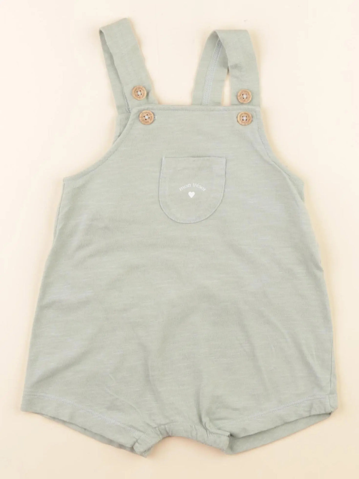 Petit Bateau - combinaison vert - 12 mois