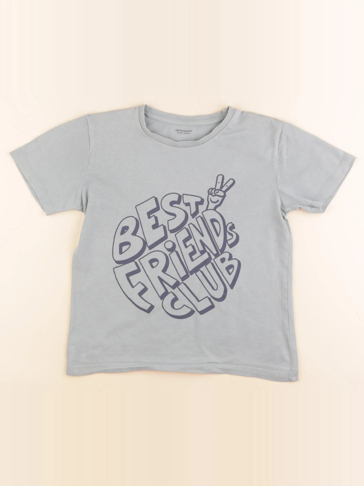 Vertbaudet - tee-shirt bleu - 10 ans