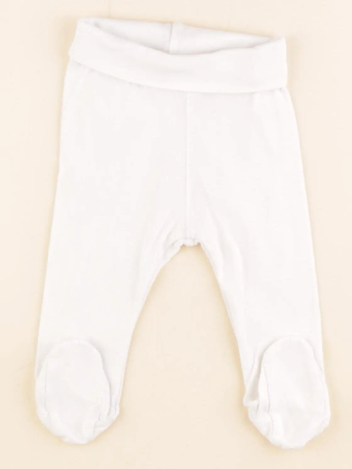H&M - legging blanc - 2/4 mois