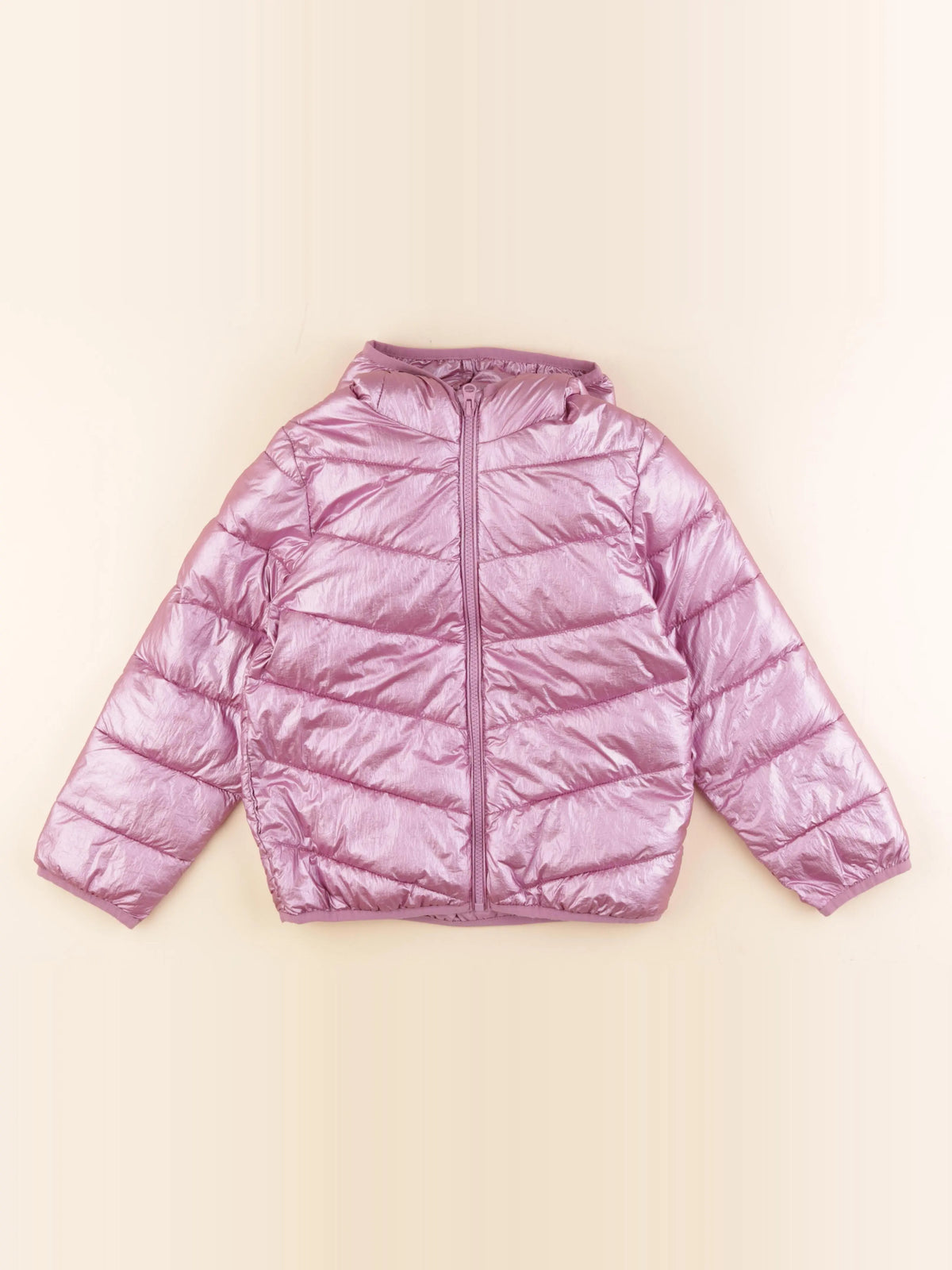 Vertbaudet - doudoune rose - 8 ans