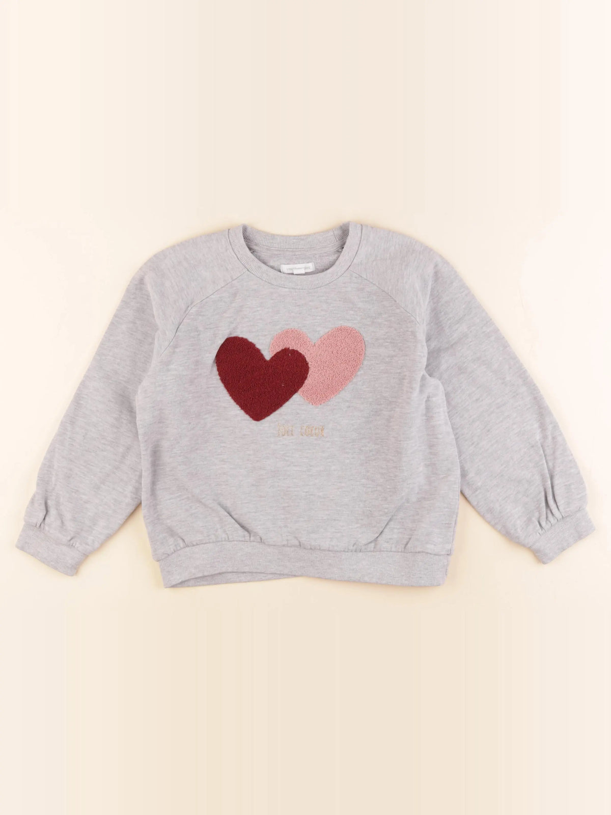 Vertbaudet - sweat gris - 8 ans