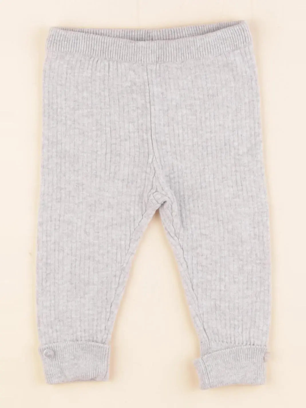 Zara - legging gris - 3/6 mois