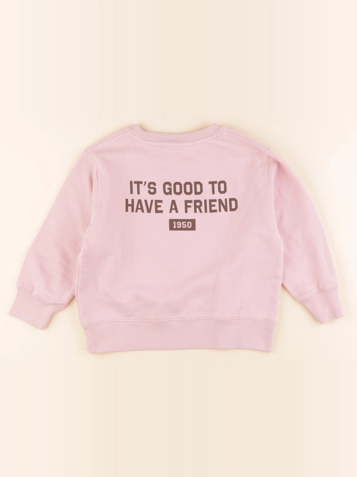 Uniqlo - sweat rose - 6 ans