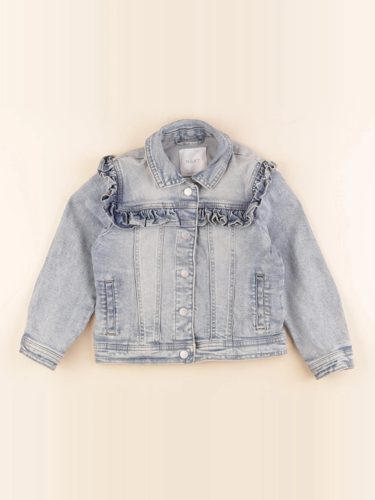 Next - veste bleu - 5/6 ans