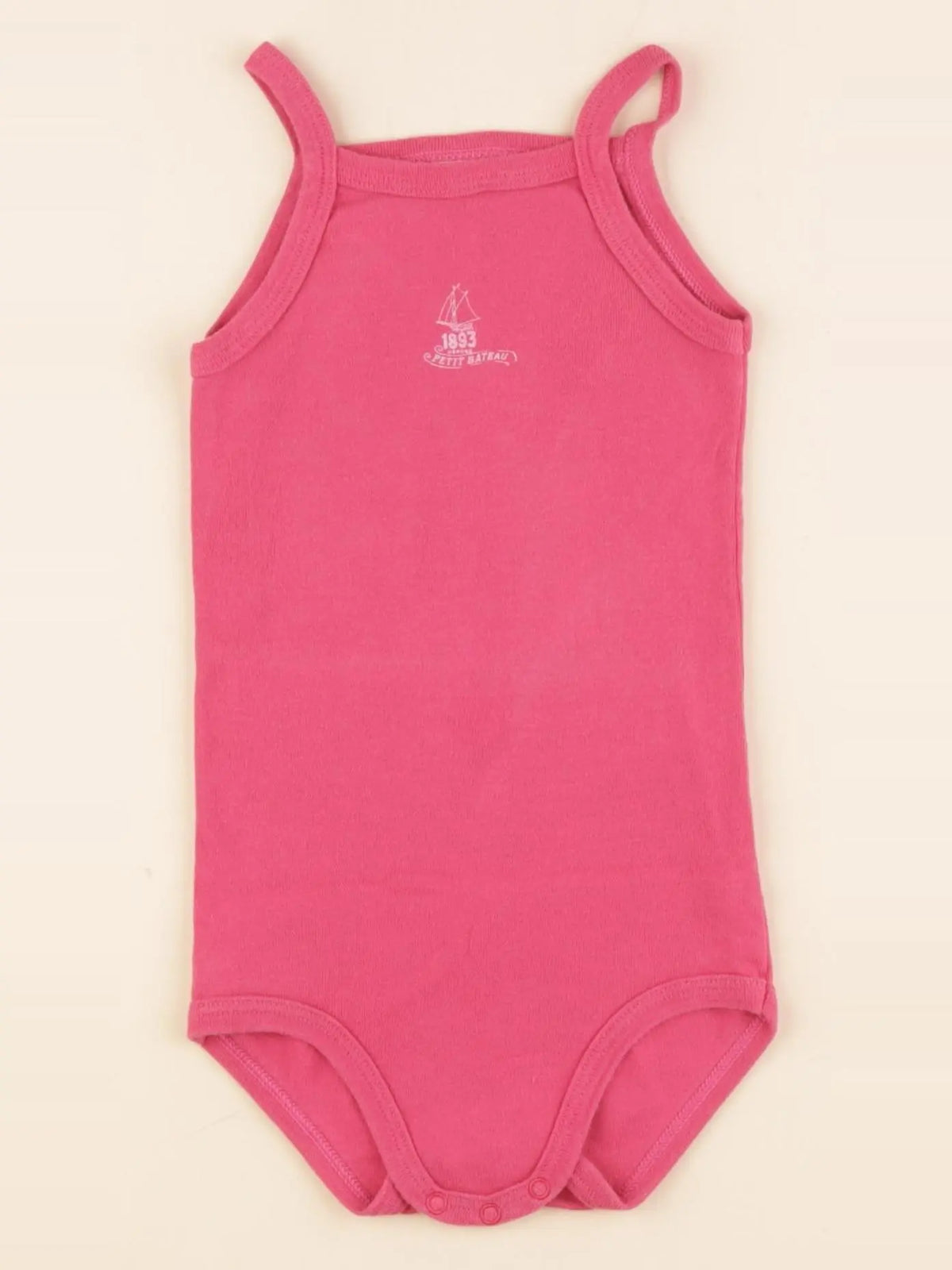 Petit Bateau - body rose - 36 mois