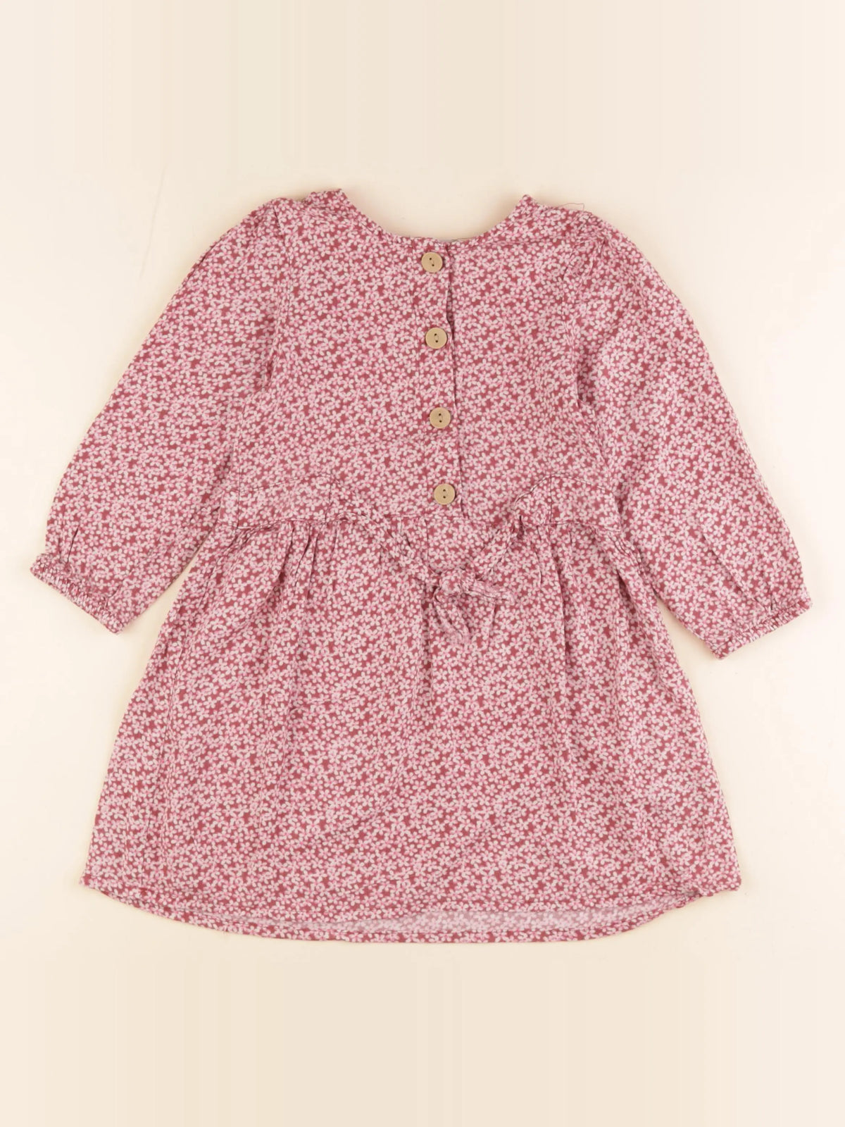 H&M - robe rose - 3/4 ans