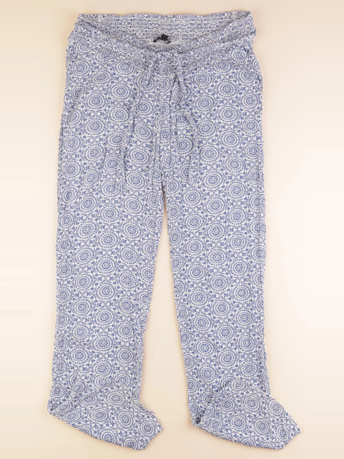 Kiabi - pantalon grossesse bleu, blanc - 40