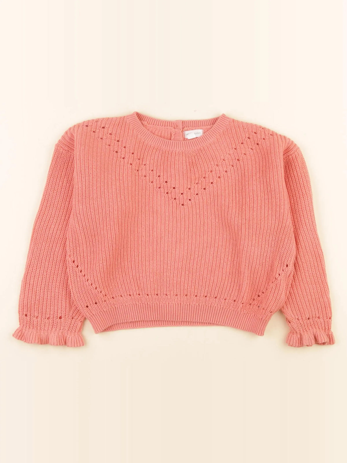 Vertbaudet - pull rose - 36 mois