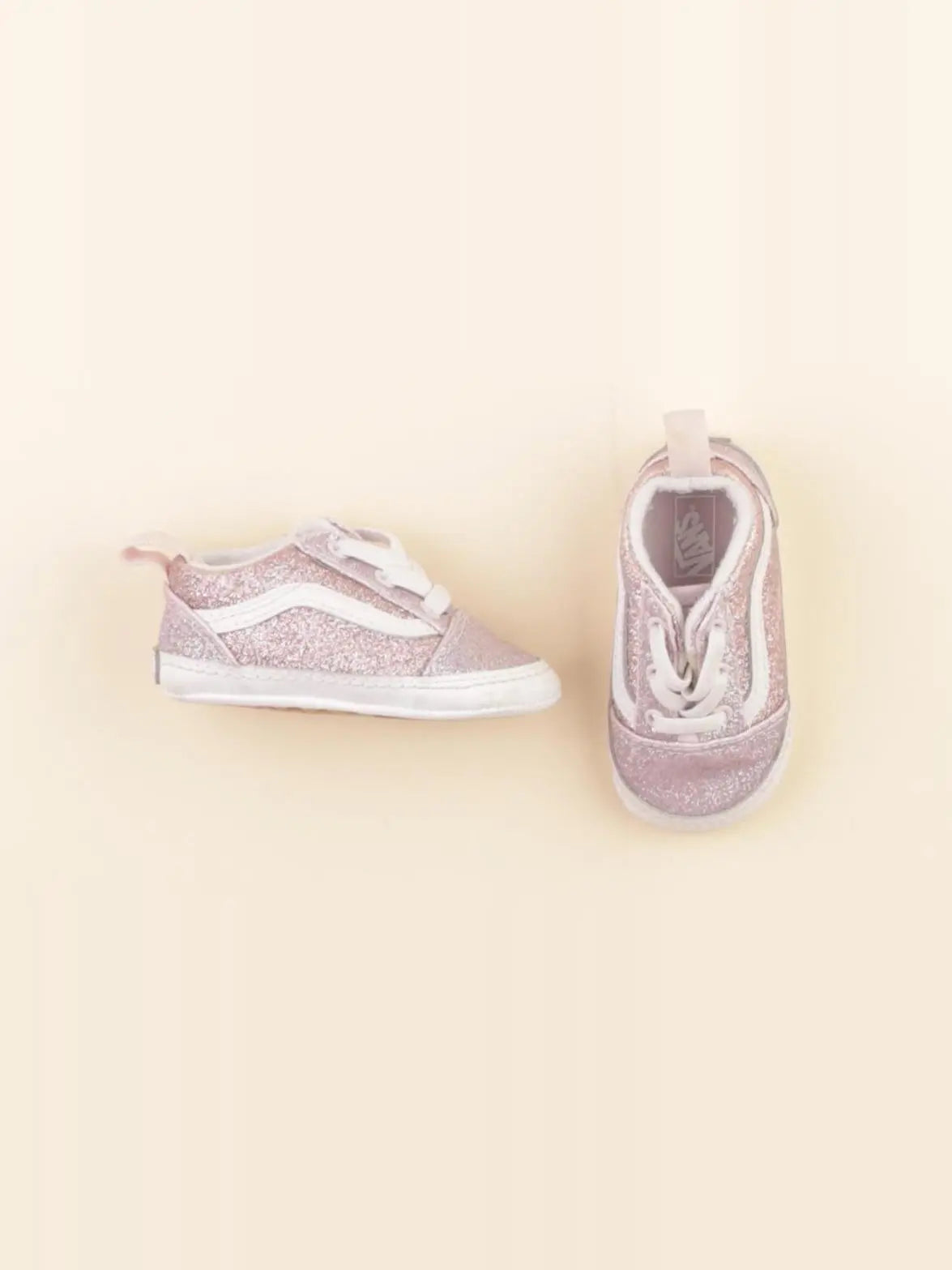 Vans - chaussons rose, argent - pointure 18