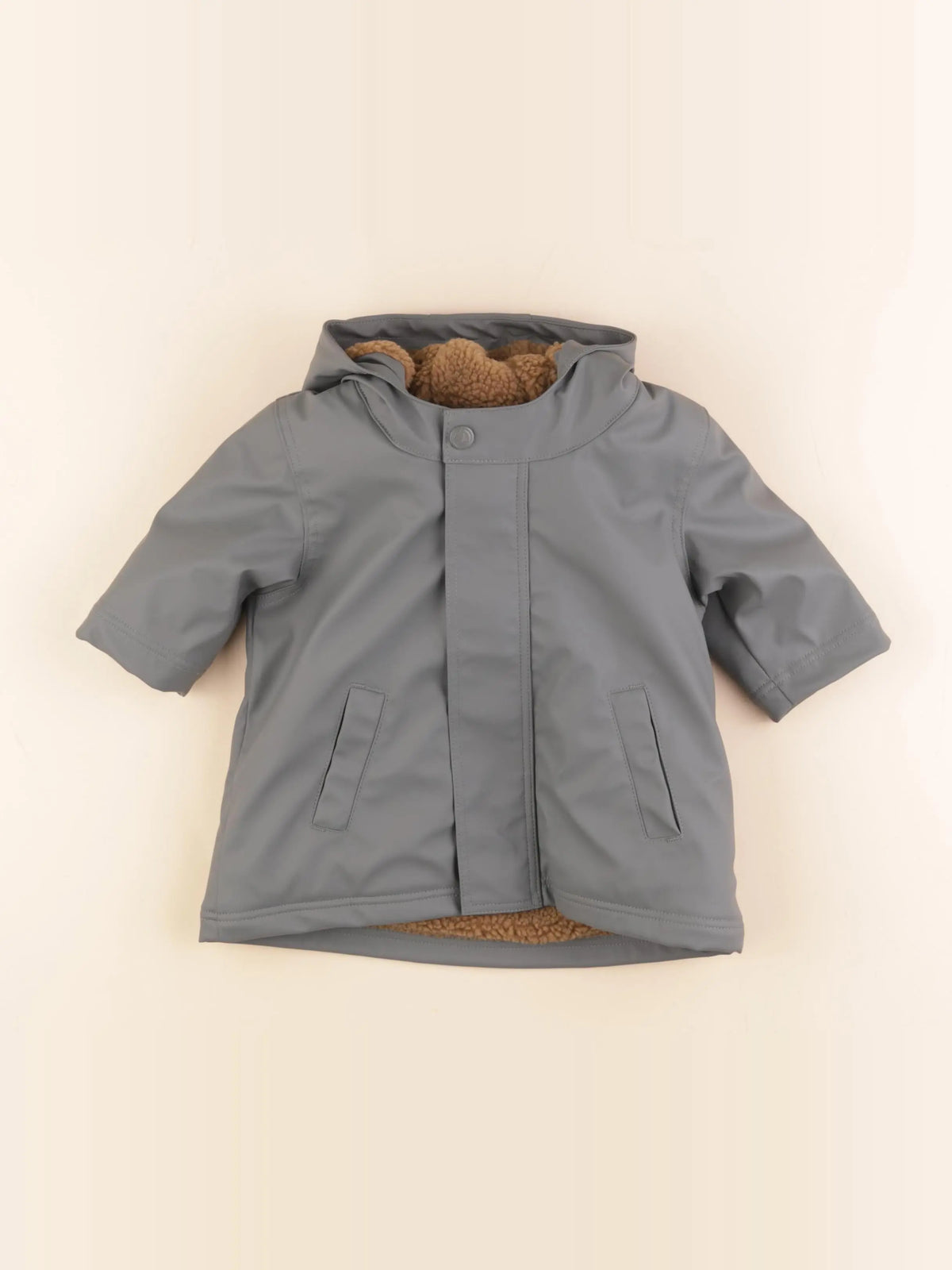 Petit Bateau - imperméable vert - 6 mois
