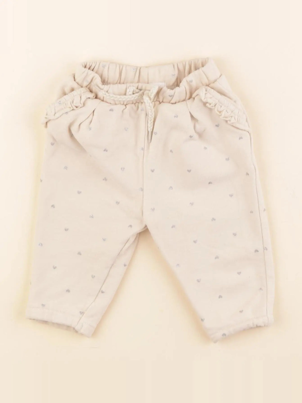 Vertbaudet - jogging beige - 6 mois