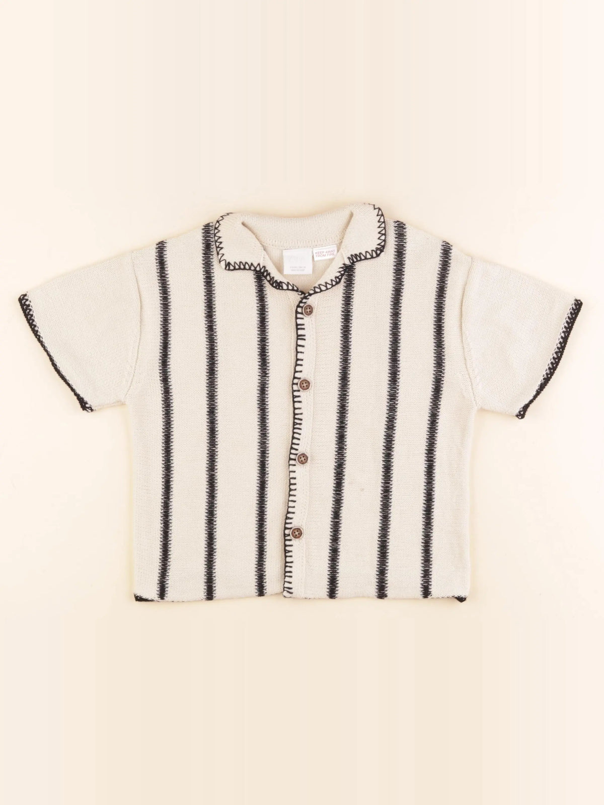 Zara - polo beige - 4 ans