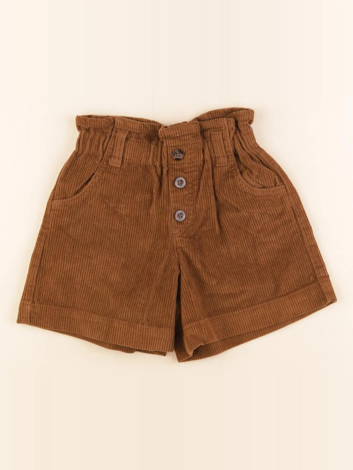 Little Cigogne - short marron - 8 ans