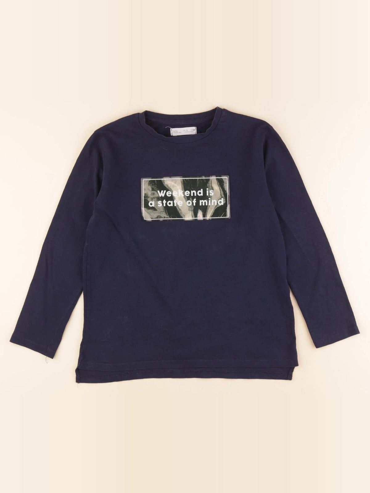 Zara - tee-shirt bleu - 9 ans