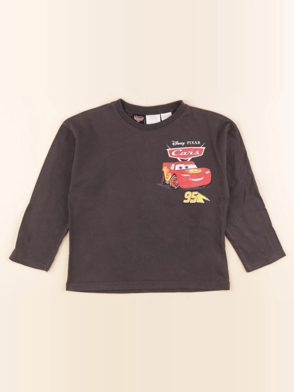 Zara - tee-shirt imprimé au dos gris - 4 ans