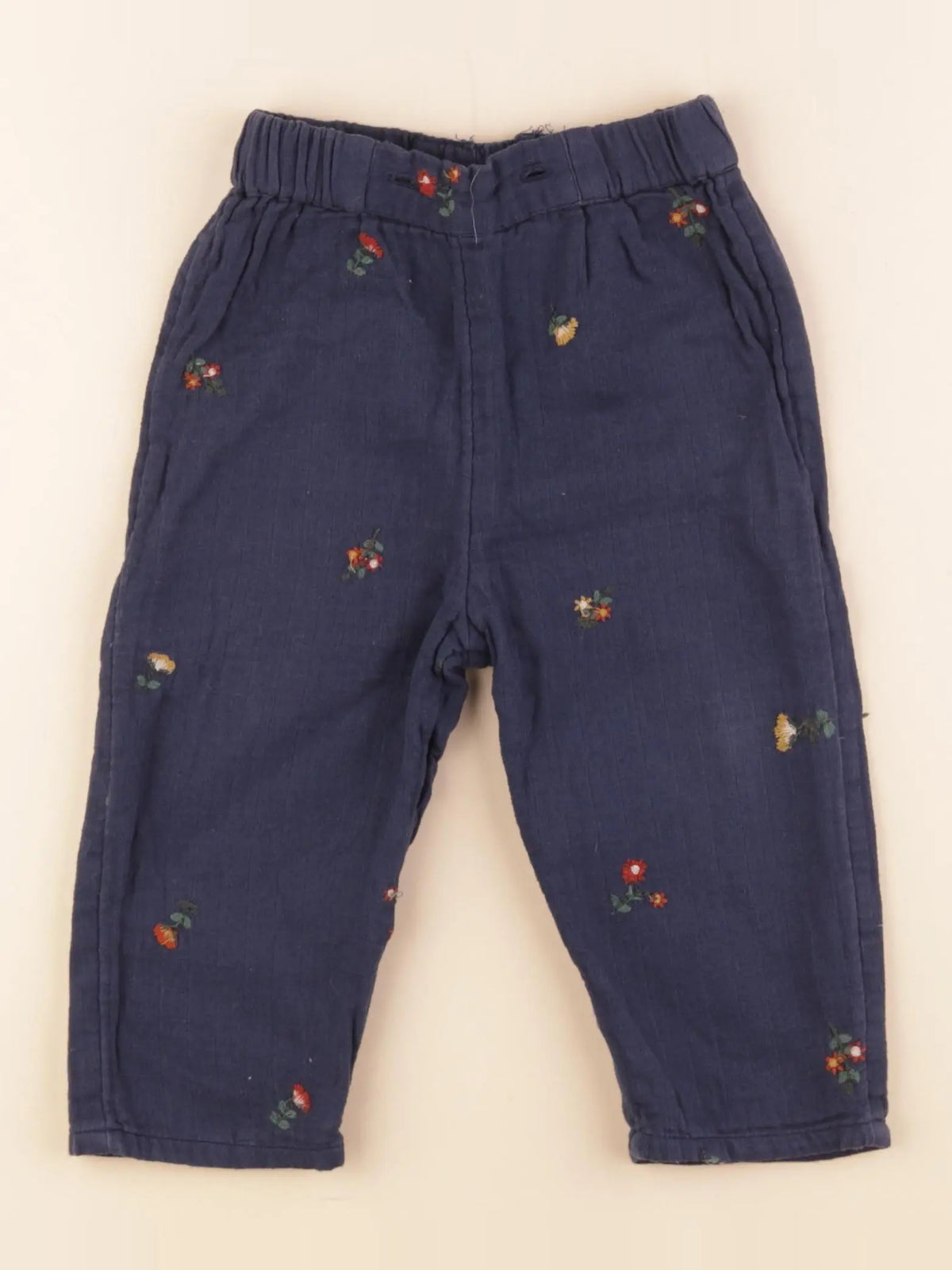 Boutchou - pantalon bleu - 18 mois