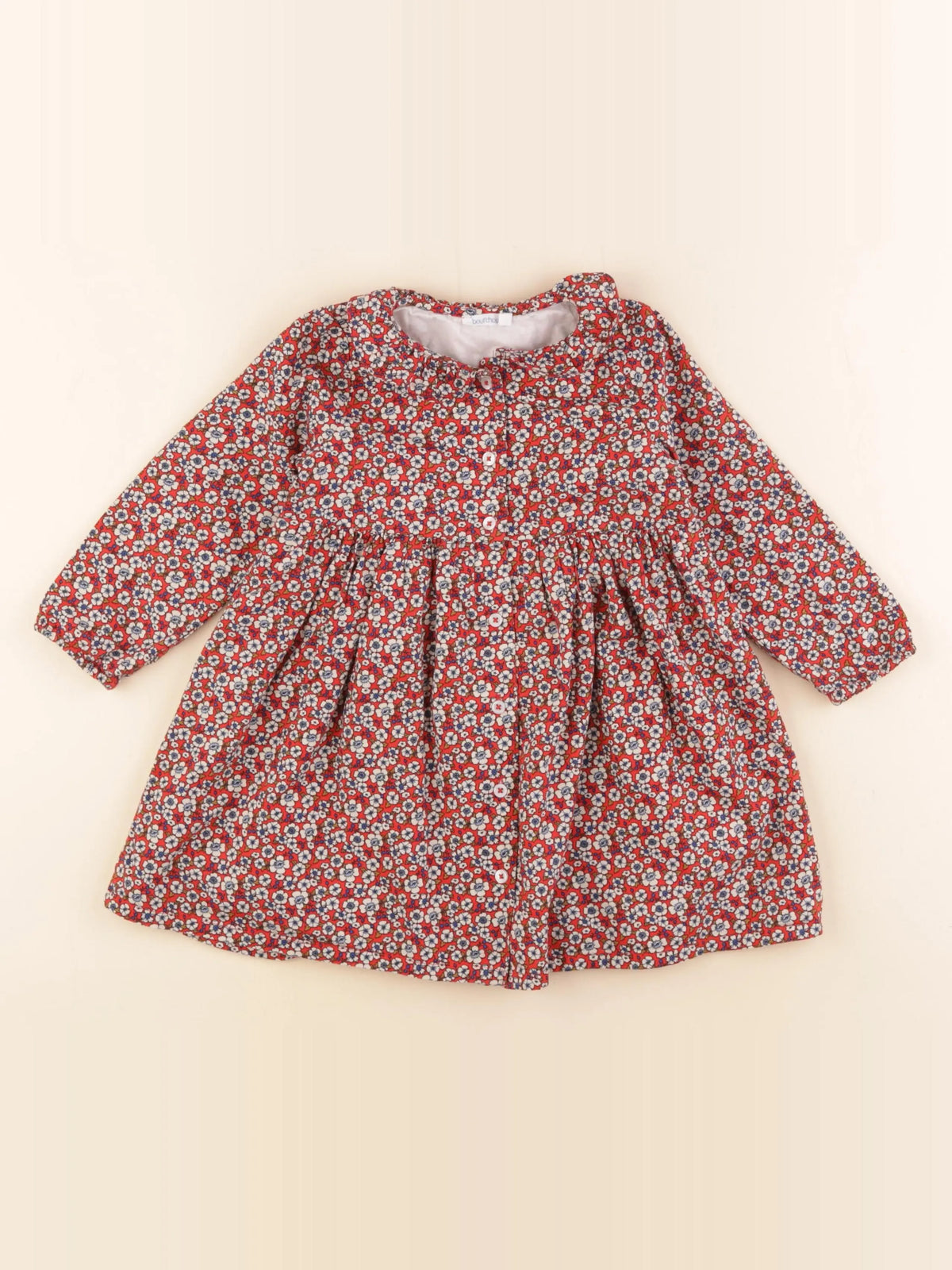 Boutchou - robe rouge - 24 mois