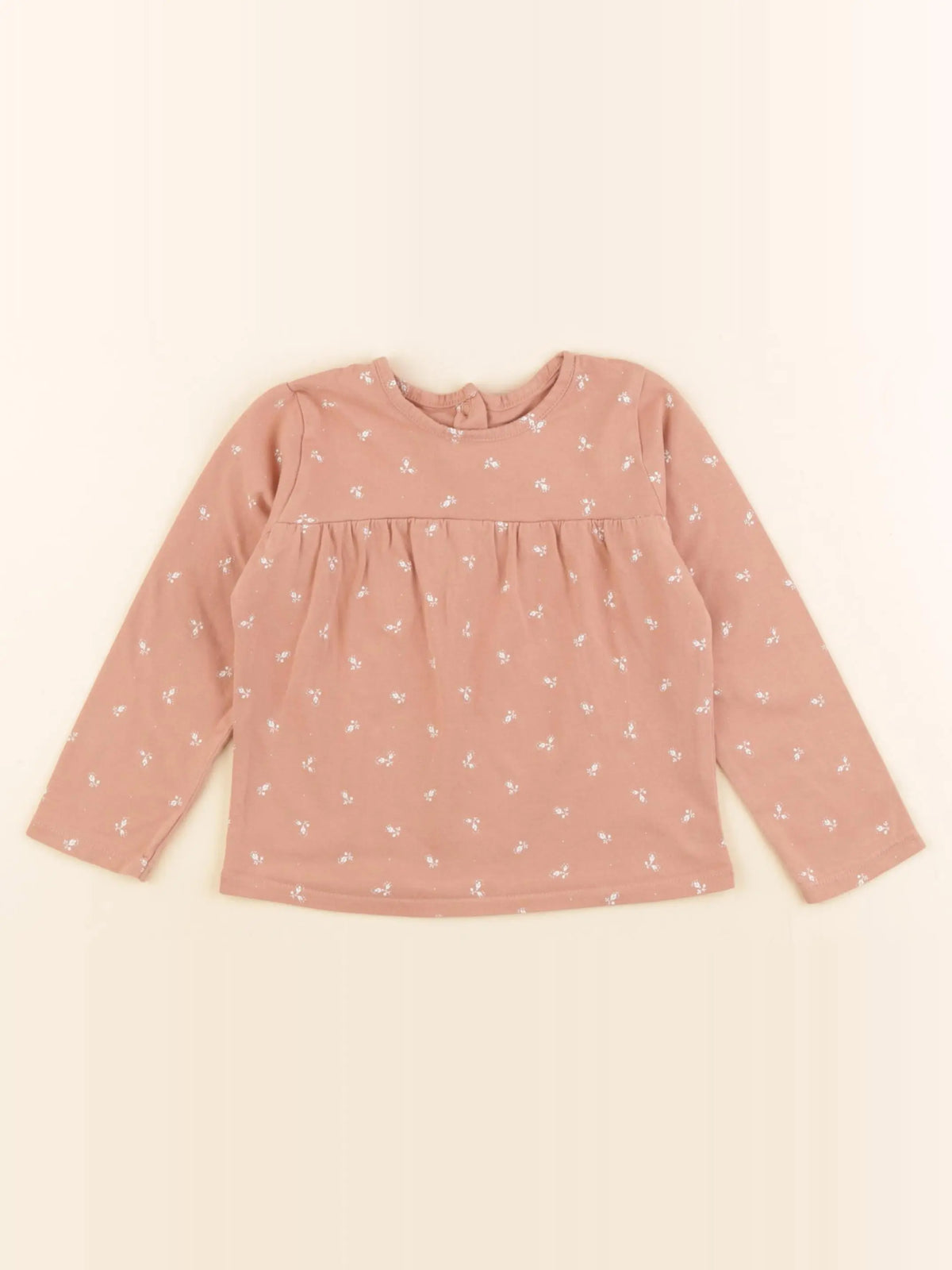 Vertbaudet - tee-shirt rose - 2 ans