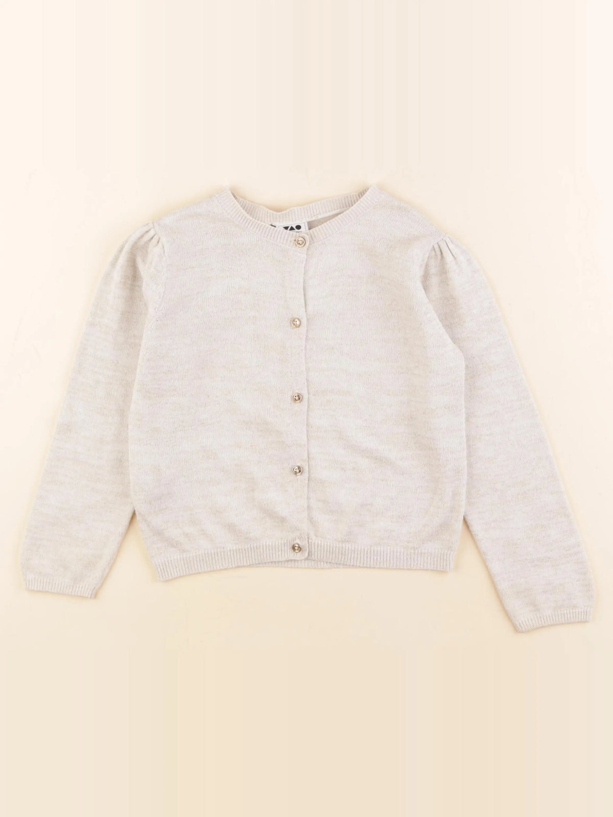 Tape à l'oeil - gilet beige, or - 5 ans