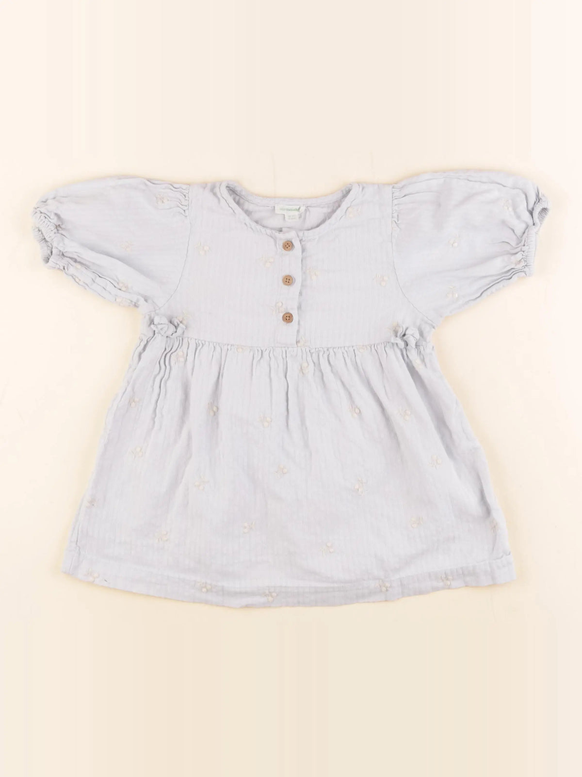 Vertbaudet - robe bleu - 2 ans