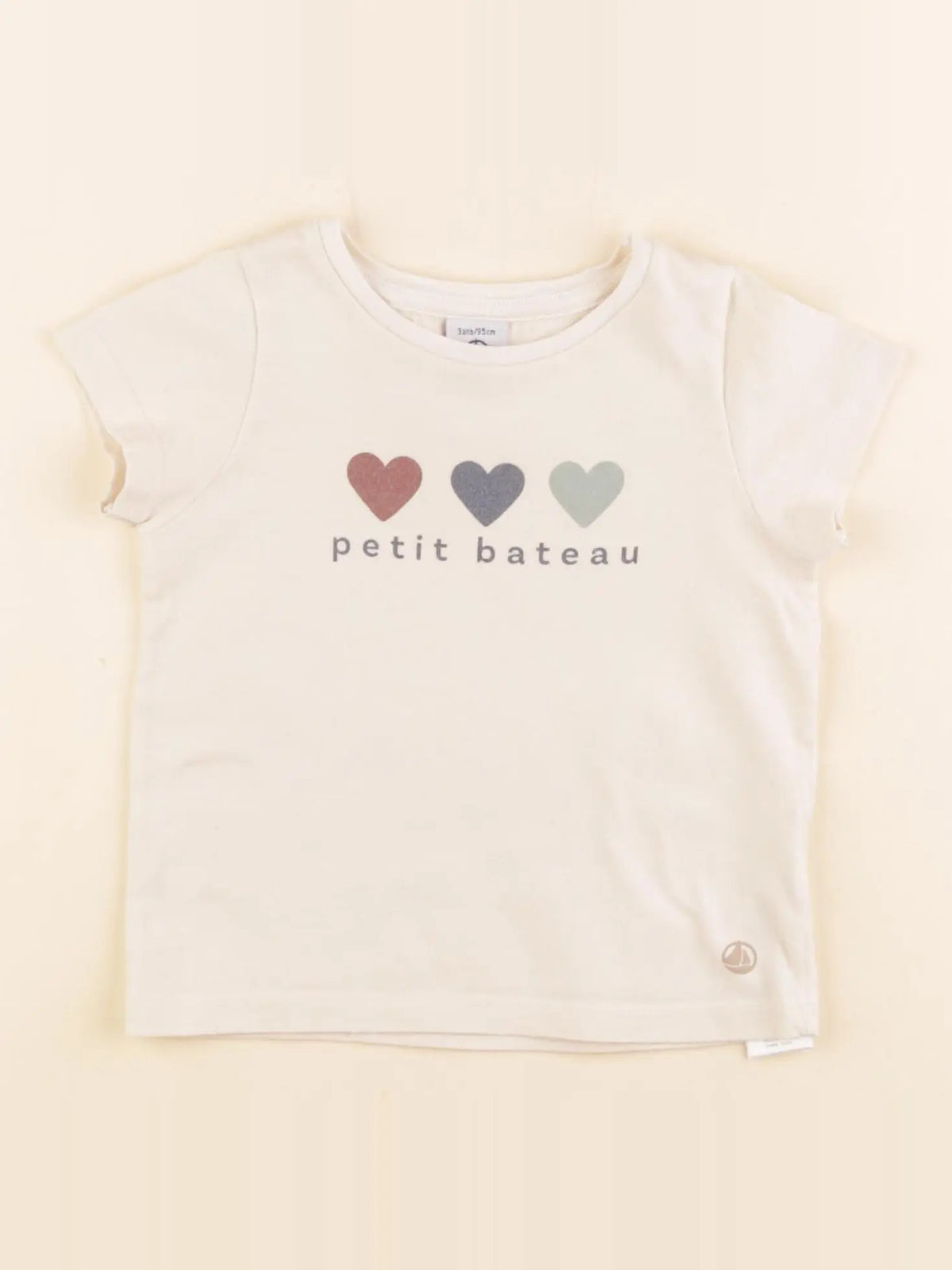 Petit Bateau - maillot de corps beige - 3 ans