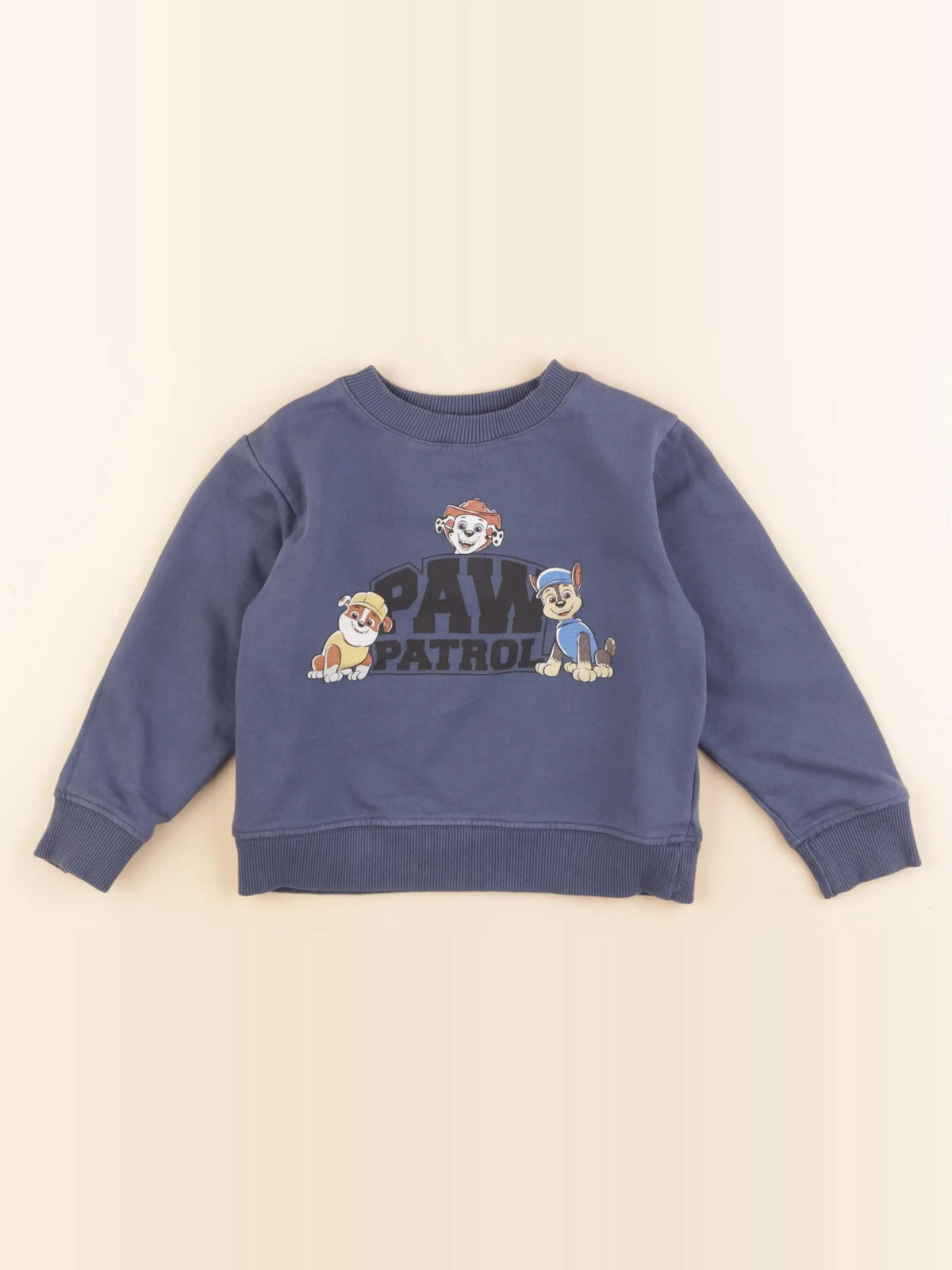 Vertbaudet - sweat bleu - 4 ans