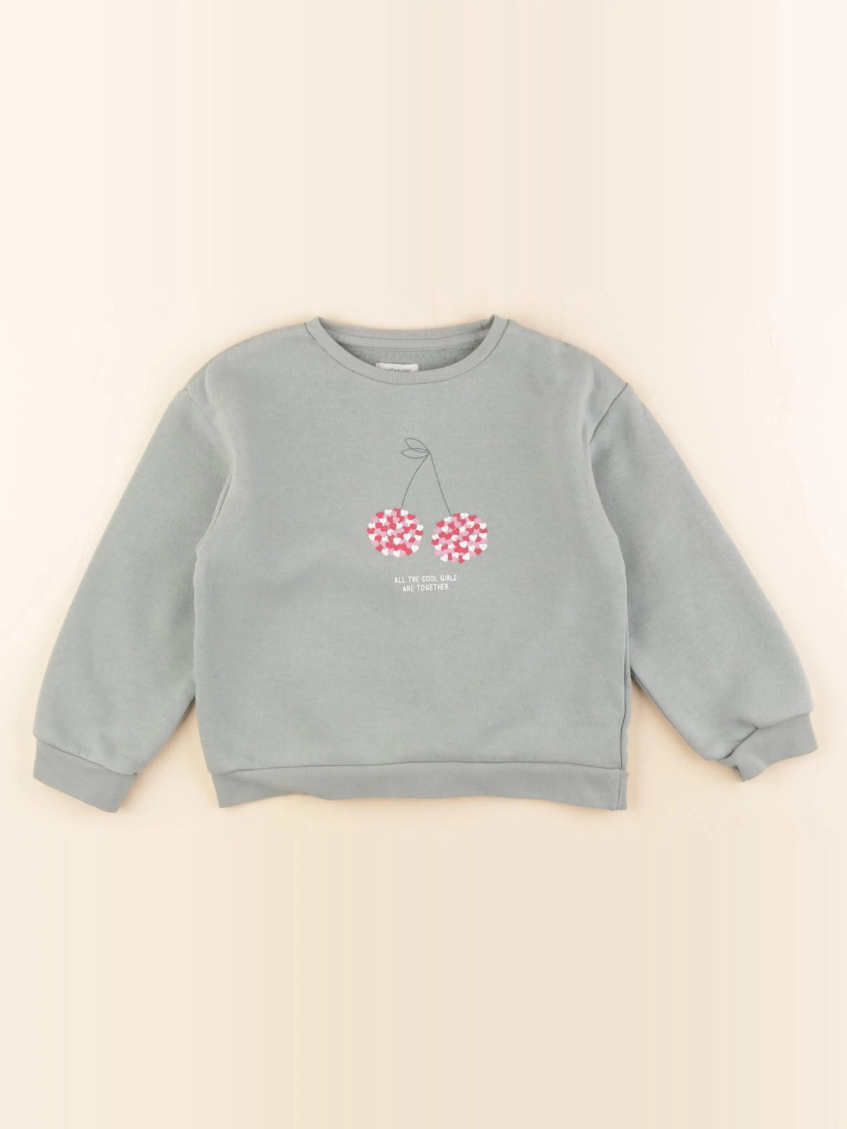 Vertbaudet - sweat vert - 6 ans