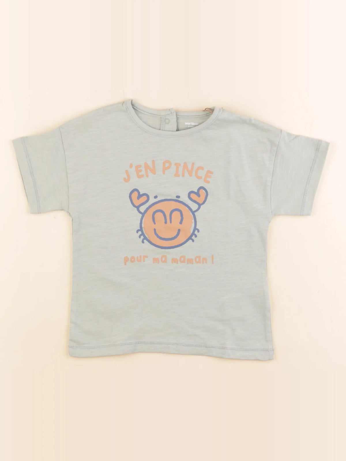 Vertbaudet - tee-shirt vert - 2 ans