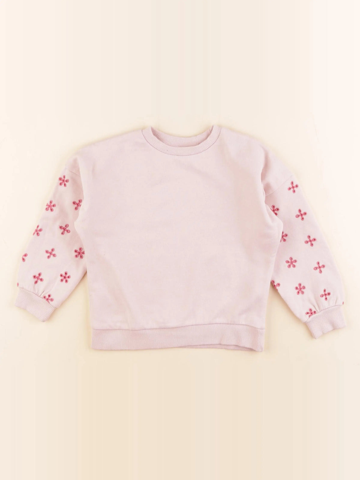 Vertbaudet - sweat rose - 4 ans