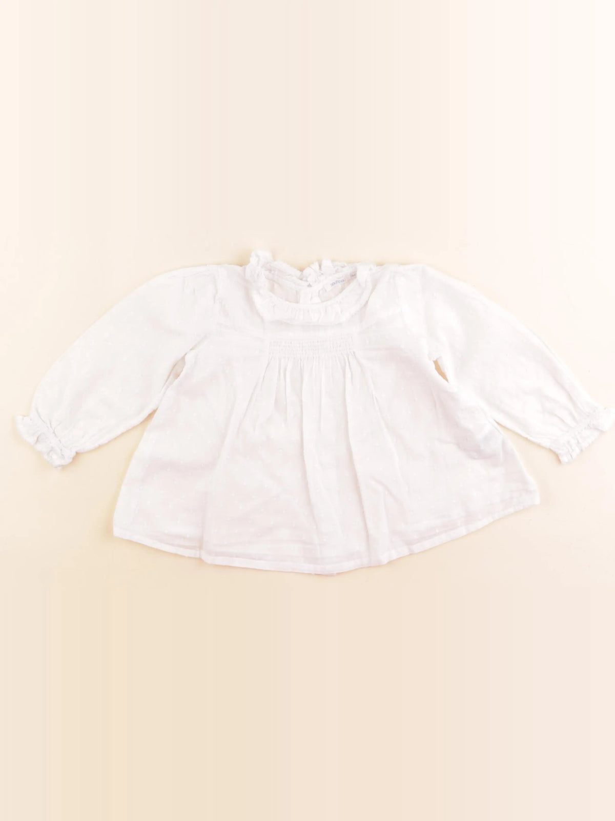 Boutchou - blouse blanc - 18 mois
