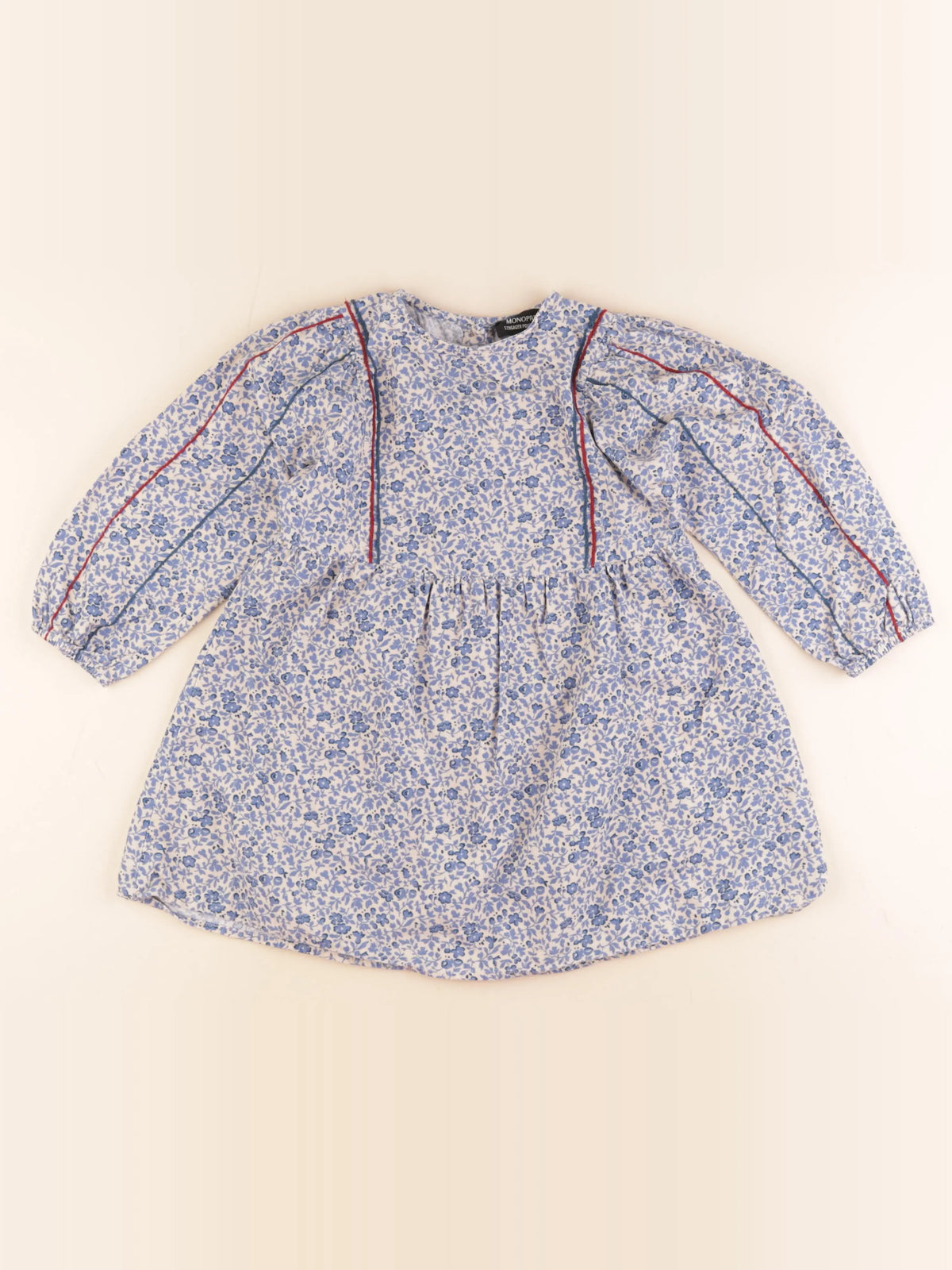 Monoprix - robe bleu - 5 ans