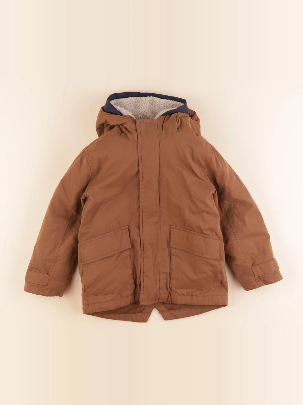 Vertbaudet - manteau marron - 4 ans