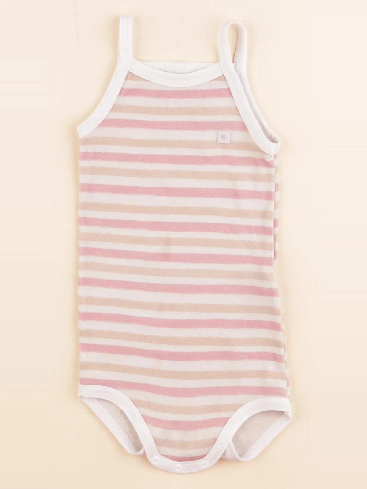 Petit Bateau - body rose - 18 mois