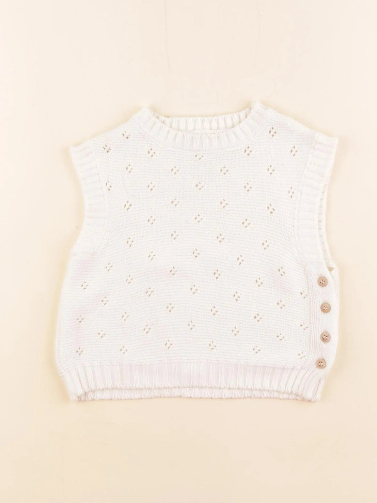 Zara - pull beige - 1 an à 2 ans
