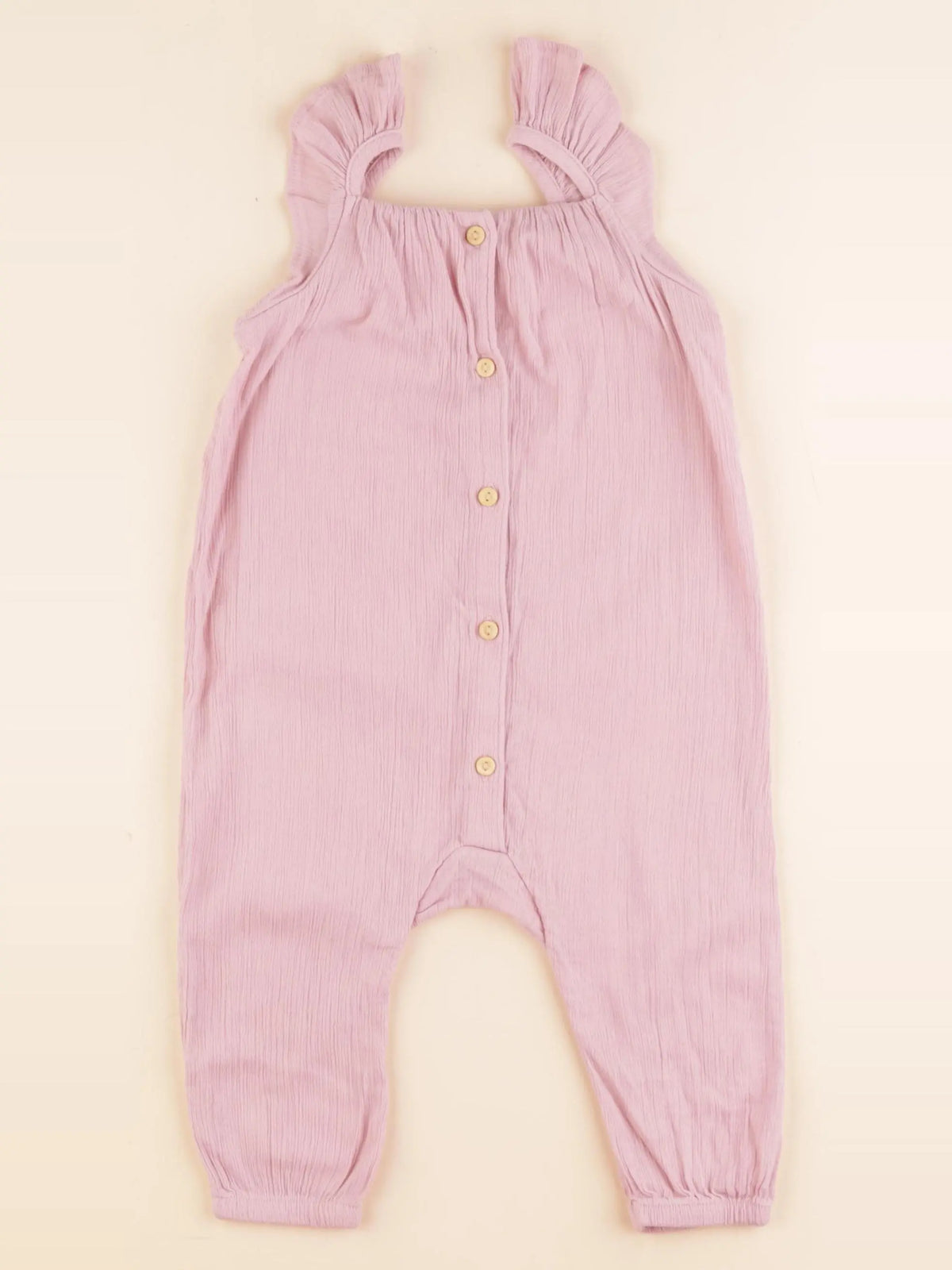 H&M - combinaison rose - 9/12 mois