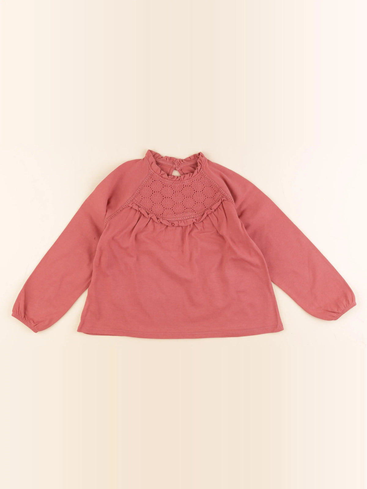 Vertbaudet - tee-shirt rose - 5 ans