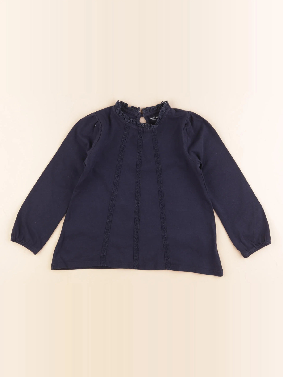 Vertbaudet - tee-shirt bleu - 4 ans