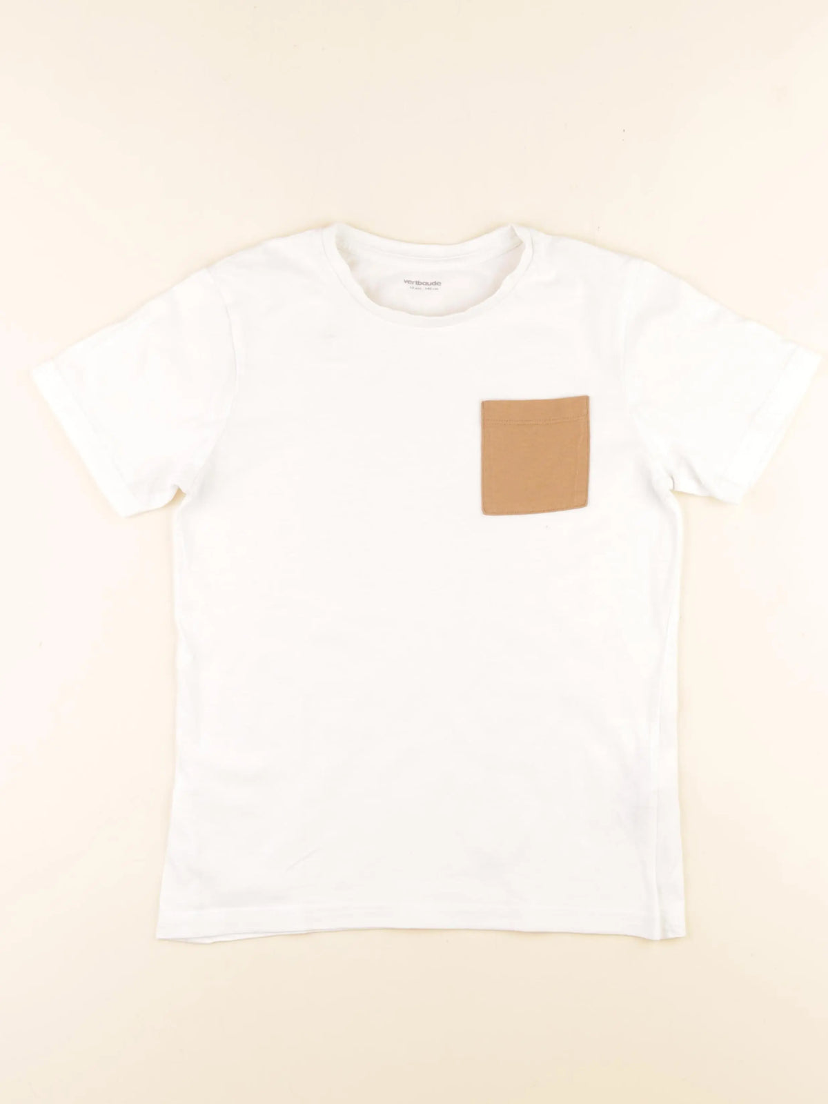 Vertbaudet - tee-shirt blanc - 10 ans