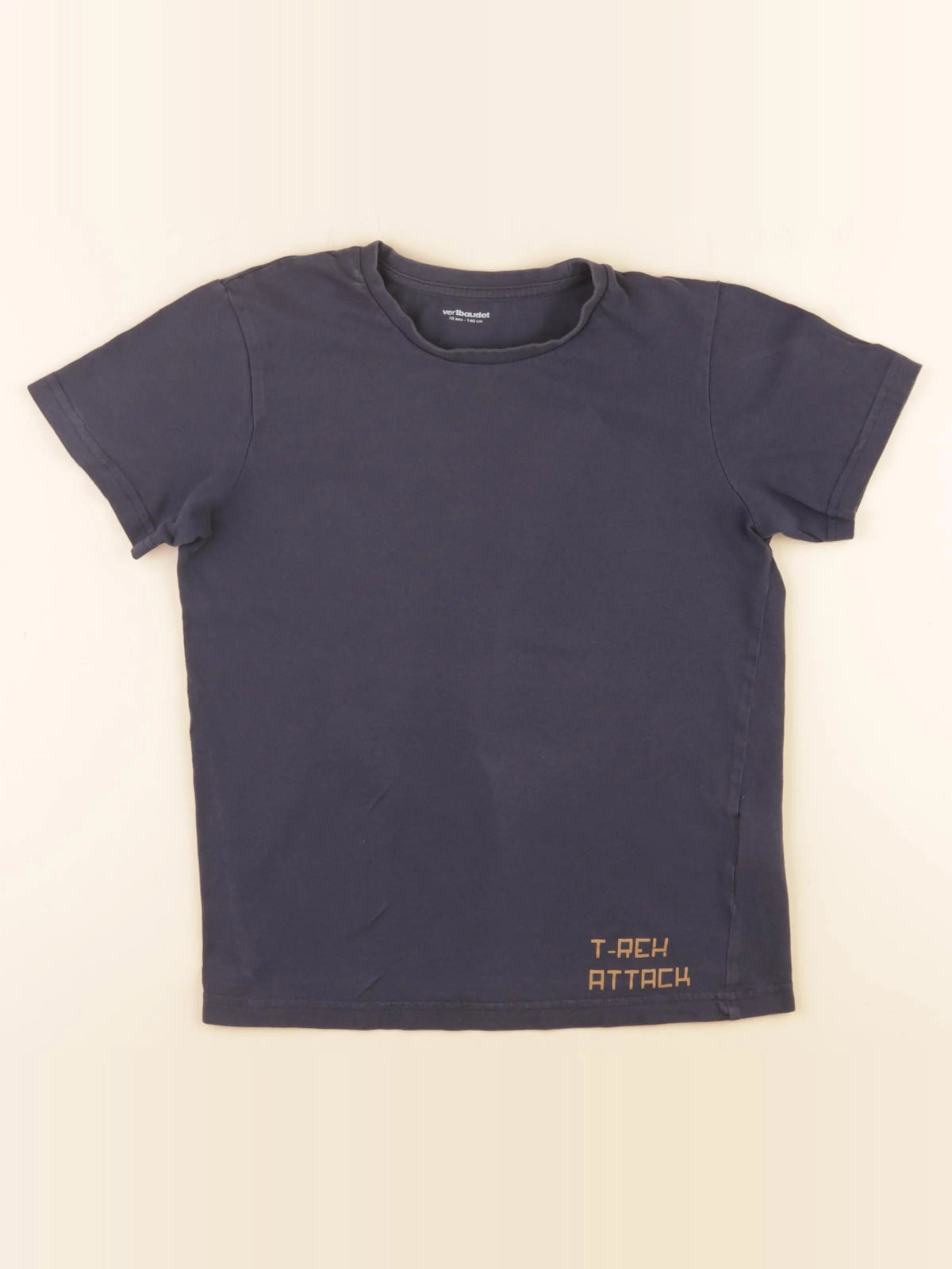 Vertbaudet - tee-shirt bleu - 10 ans